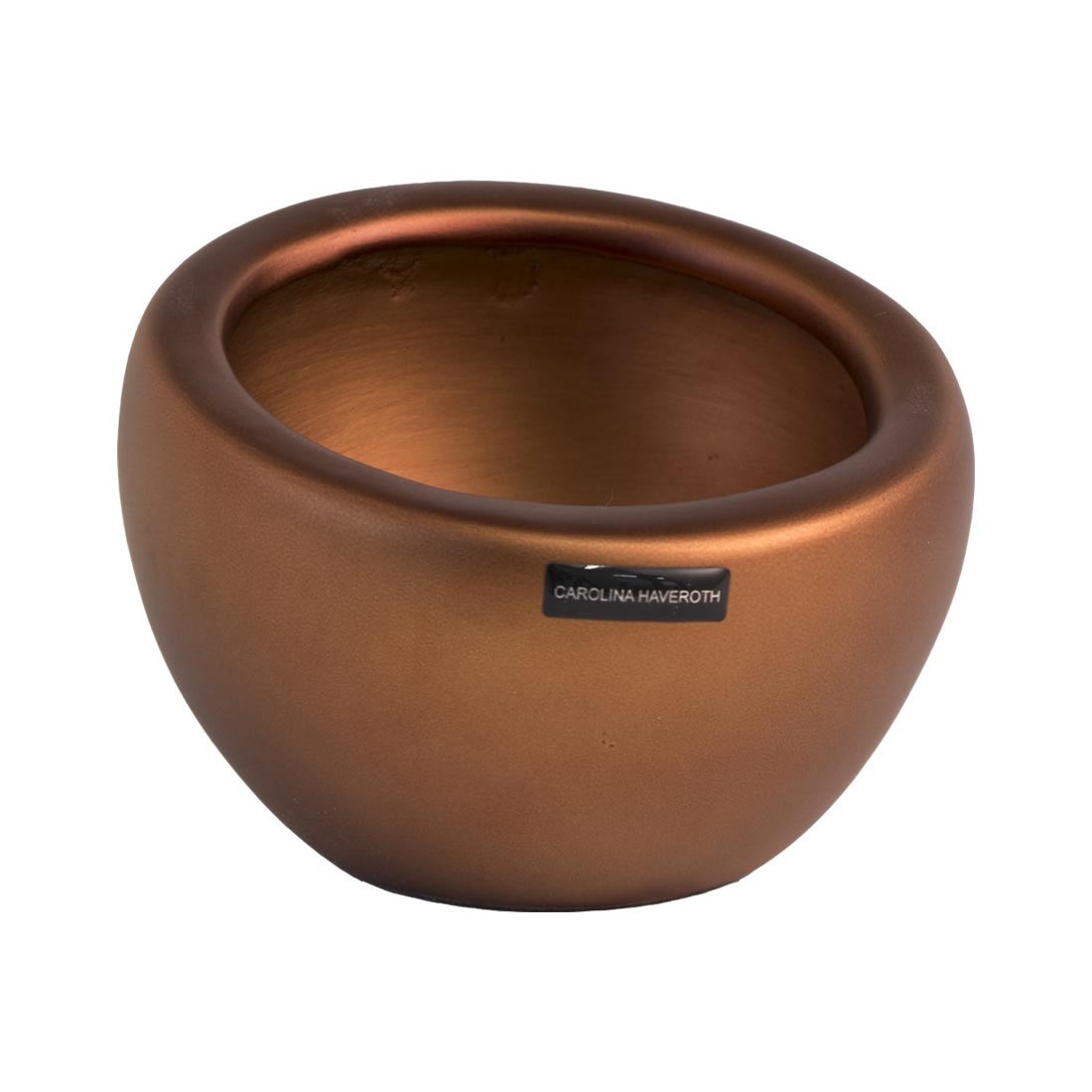 Vaso Cachepô G - Cobre - Fosco - Carolina Haveroth