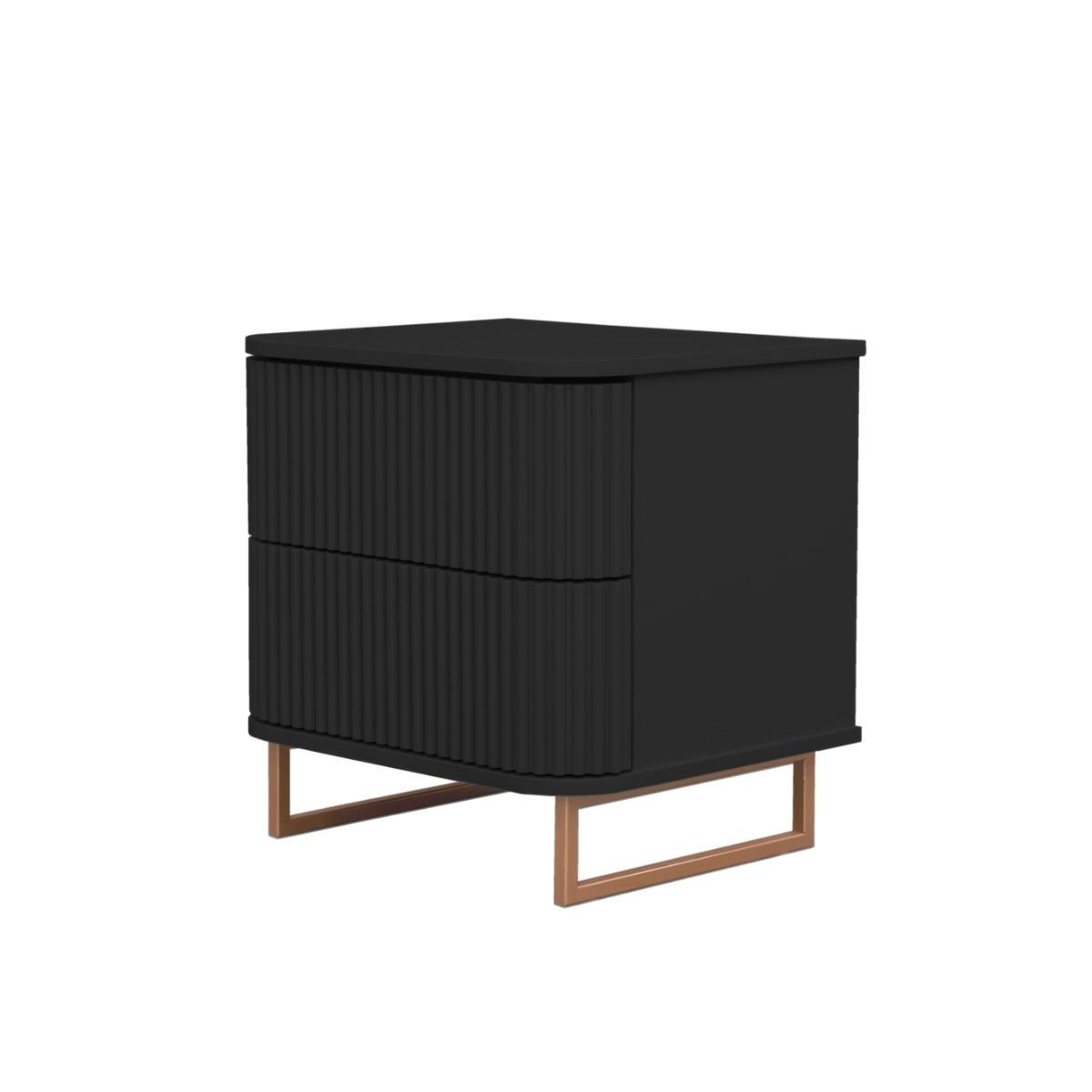 Mesa De Cabeceira Contemporânea com Pés Metalizado