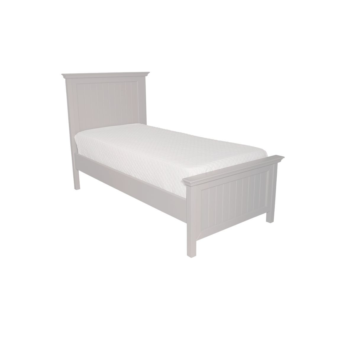 Cama de Solteiro Unique - Branco