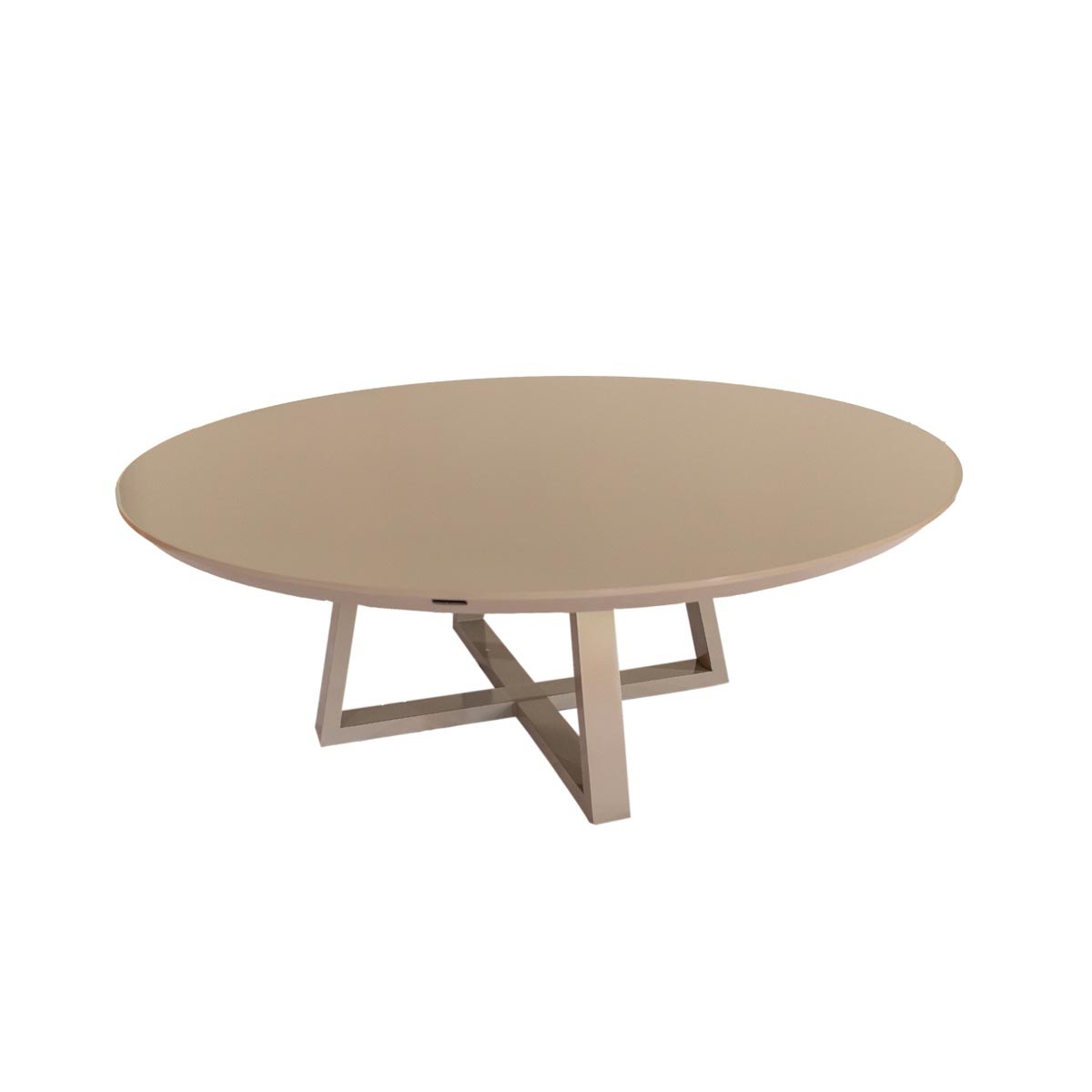 mesa de centro artesanal pintado a mão