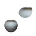 Vaso De Fibra Decorativo Pintado a Mão