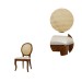 Cadeira Delicate Assento MDF Com palha - Empilhar