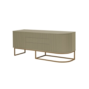 Aparador Miami - Arizona com Detalhes Dourado Soleil