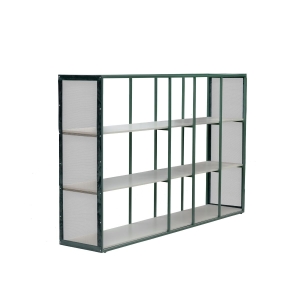 Base Estante Cuore Sem Tela - verde oliva c/ detalhes fendi lumière