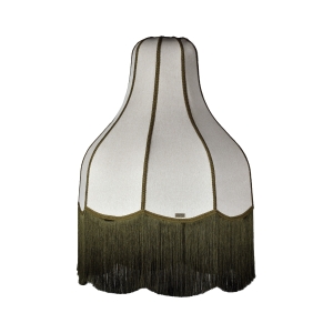 Luminária Charlote Grande em Tecido com Acabamento Verde