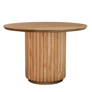 Mesa de Jantar Redonda Village G 158cm Com Furo - Mel Pinus