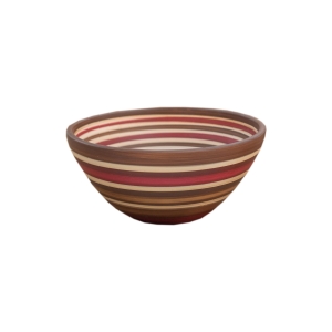 Vaso Fruteira Decorativo em Cerâmica - Retrô Terracota