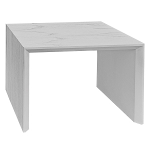 Mesa Ninho Contemporâneo Alive 450 - Lâmina Branco Escovado