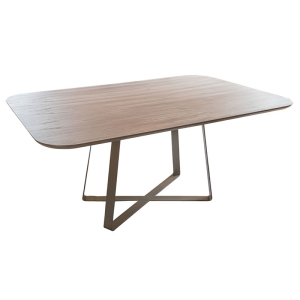 Mesa Tátio Retangular 1800 - Lâmina Cinza Alive