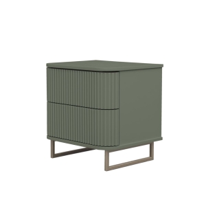 Mesa de Cabeceira Miami - Toscana com Detalhes Fendi Lumiere