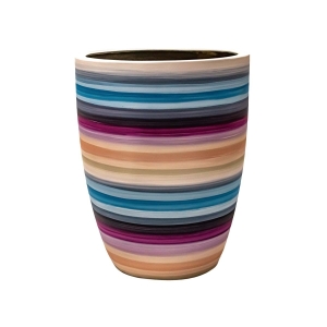 Vaso de Chão Ubá G - Fibra 51x51x80 - POP ART Fosco