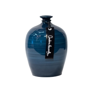 Vaso Decorativo Em Cerâmica Carolina Haveroth – Aurora Boreal Alto Brilho
