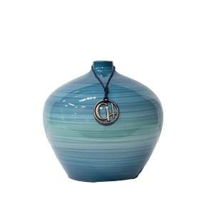 Vaso Bojudo De Cerâmica - Beach