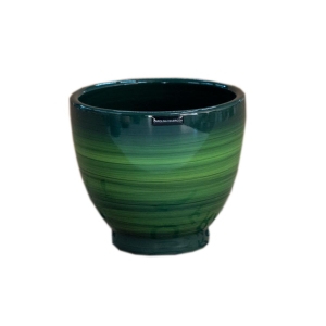 Vaso Aberto P decorativo em Cerâmica Carolina Haveroth – Amazônia Alto Brilho