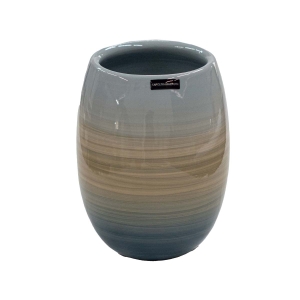 Vaso Aberto decorativo em Cerâmica Carolina Haveroth – Borboleta Alto Brilho