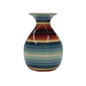 Vaso Bojudo Decorativo em Cerâmica Carolina Haveroth – Uyuni Alto Brilho