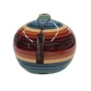 Vaso Bojudo Decorativo em Cerâmica Carolina Haveroth – Uyuni Alto Brilho