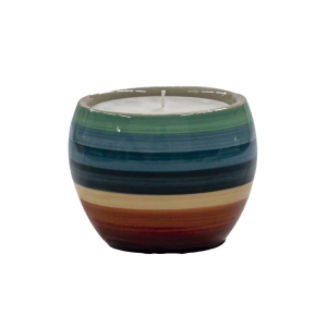 Vaso Vela Casca de Ovo decorativo em Cerâmica Carolina Haveroth – Uyuni Alto Brilho