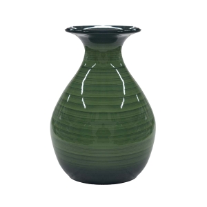 Vaso Bojudo Decorativo em Cerâmica Carolina Haveroth – Amazônia Alto Brilho