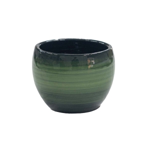 Vaso Casca de Ovo decorativo em Cerâmica Carolina Haveroth – Amazônia Alto Brilho