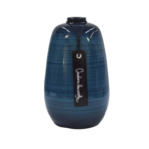 Vaso Moringa Decorativo em Cerâmica Carolina Haveroth – Aurora Boreal Alto Brilho