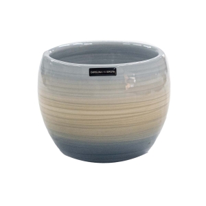 Vaso Casca de Ovo Decorativo em Cerâmica Carolina Haveroth – Borboleta Alto Brilho