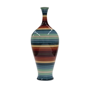 Vaso Garrafa decorativo em Cerâmica Carolina Haveroth – Uyuni Alto Brilho