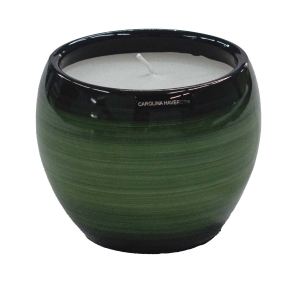 Vaso Vela Casca de Ovo decorativo em Cerâmica Carolina Haveroth – Amazônia Alto Brilho