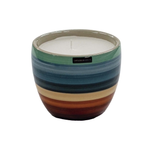 Vaso Vela Casca de Ovo decorativo em Cerâmica Carolina Haveroth – Uyuni Alto Brilho