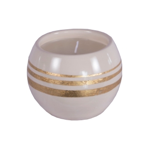 Vela Casca de Ovo G Carolina Haveroth - Alto Brilho -  Jasmin