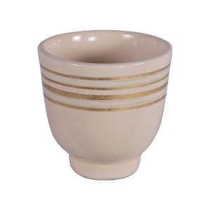 Vaso Cumbuca G Carolina Haveroth - Alto Brilho -  Jasmin