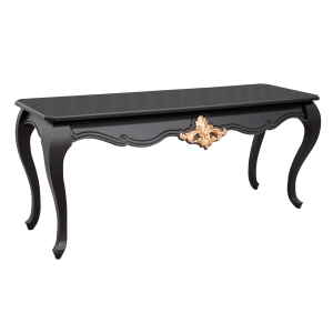 Aparador Lavanda G - Preto com Dourado Soléil