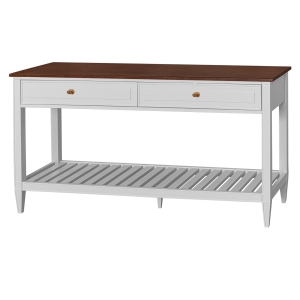 Aparador Benito - Branco com Tampo Freijó