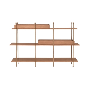 Aparador Traço - Freijó com detalhes Moca Mousse