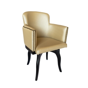 Cadeira Giratória New Pure c/ Tachas - Preto