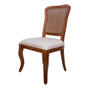 Cadeira Louis XV Palha Noruega - Freijó