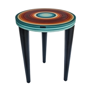 Mesa P Torneada Decorativo D36 - Uyuni Fosco