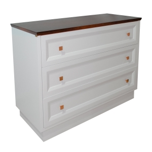 Cômoda Louvre - Branco com Tampo Freijó