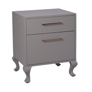 Mesa de Cabeceira Harmonie - Cinza Claire