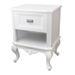 Mesa de Cabeceira Lavanda - Branco