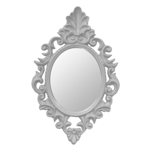 Espelho Coquille - Cinza Claire