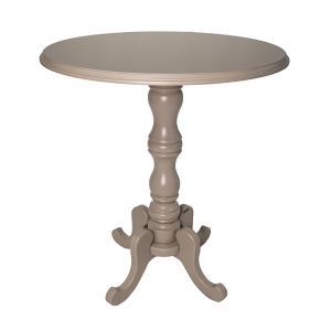 Mesa Bistrô Tampo Redondo - Cinza Claire