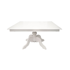 Mesa de Jantar Clássica Quadrada Altesse - Branco