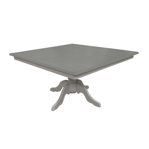 Mesa de Jantar Clássica Quadrada Altesse - 8 Lugares - 1,5m - Cinza Claire