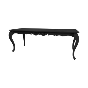 Mesa de Jantar Provençal Lavanda 6 Lugares - 1,53m - Preta