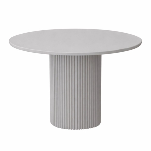 Mesa de Jnatar Redonda Miami 120cm - Cinza Claire