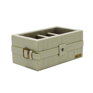 Porta Controle Amarillo - Tecido Kouríssimo Torino Bege