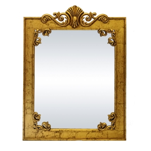 Espelho Bourbon - Dourado Envelhecido