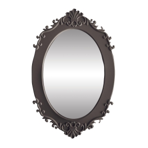 Espelho Oval - Cinza Imperador