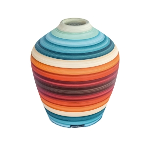 Vaso Reto decorativo de cerâmica - Uyuni Fosco